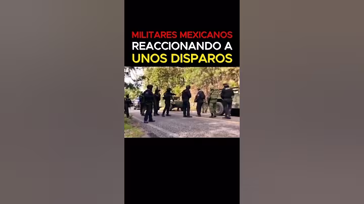 ⚠️MILITARES MEXICANOS REACCIONANDO a unos DISPAROS⚠️ | Curiosidades Bélicas #army #military