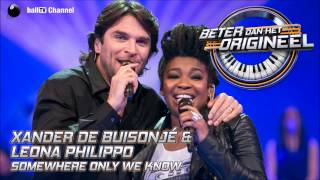 Xander de Buisonjé & Leona Philippo - Somewhere only we know (Officiële Audio van BDHO)