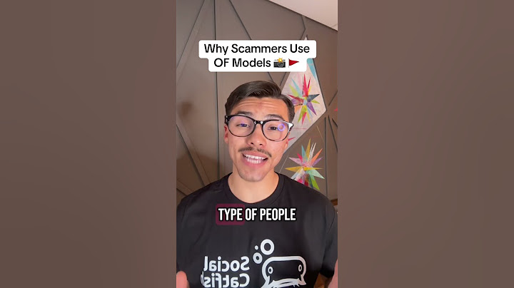 Why Scammers Use Only Fans Models #shorts