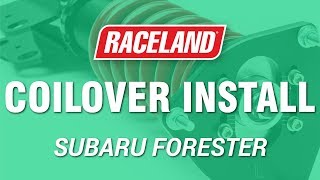 How to Install Raceland Forester Coilovers (2002-2008) 03 Wrx Raceland Coilover Install
