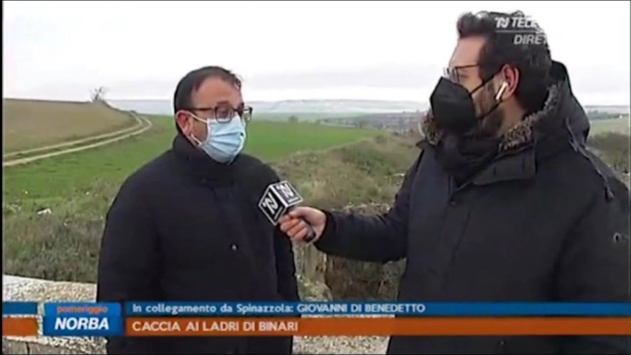 Spinazzola, furto binari - la Diretta