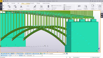 Foot Bridge Modelling in Part-2 in Tekla Structures 2016