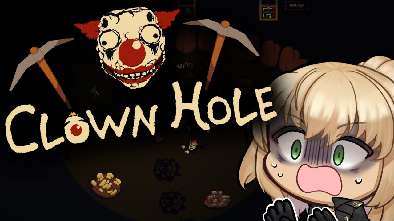 【CLOWN HOLE】Why are there clowns in the holes?!