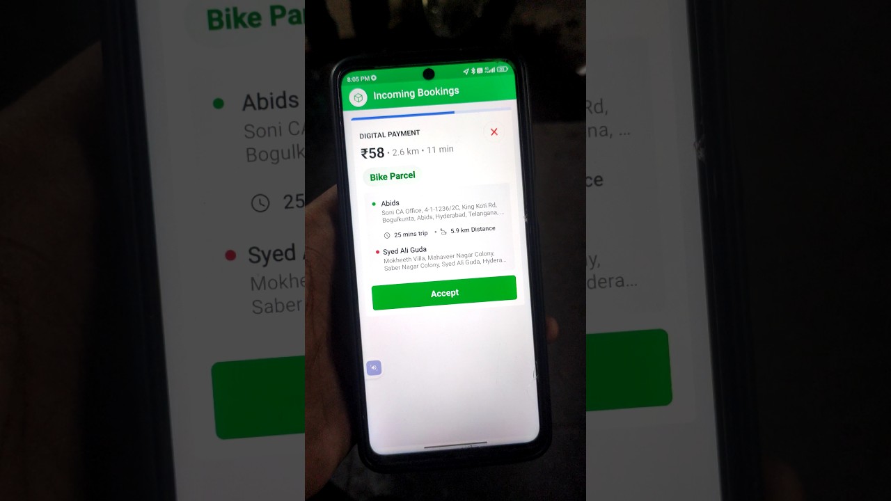 how to accept ola bike taxi booki ride request new 