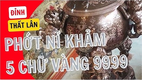 Mẫu đỉnh đồng thất lân vờn cầy đẹp và ý nghĩa nhất | Đồng Đông Sơn