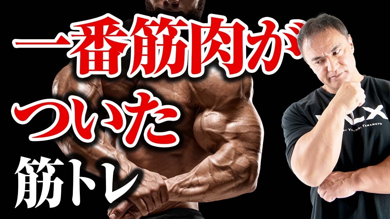 【筋トレ】山本義徳が現役で一番効果があったトレーニングを徹底解剖しました
