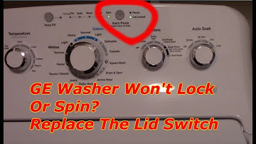 How To Replace A Lid Switch On A GE Washing Machine