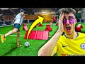 SCHWIERIGSTE HINDERNIS PARKOUR FUßBALL CHALLENGE! *1 vs 1*