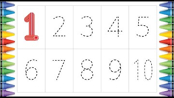 [숫자 놀이] 유아와 아이들을 위한 숫자 1부터 20까지 쓰기 | Write number 1 to 20 | Learn numbers | abcd | a for apple
