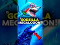 CONFIRMED!! Godzilla is "MEGALODON" 😱 #shorts #megalodon #Shark #godzilla