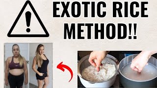 EXOTIC RICE HACK BEST RECIPE! WEIGHT LOSS RICE METHOD - WHAT IS THE EXOTIC RICE HACK TO LOSE WEIGHT?