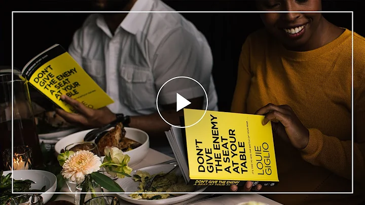 Don't Give The Enemy A Seat At Your Table by Louie Giglio // Official Book Trailer