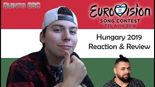 Joci Papai - Az En Apam Reaction - Eurovision 2019 (Hungary) - Quinto ESC