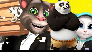 Talking Tom vs Panda coffin dance meme song - FUNNY!