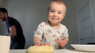 I Forgot to Turn Off the Camera While My Son Was Kneading the Dough