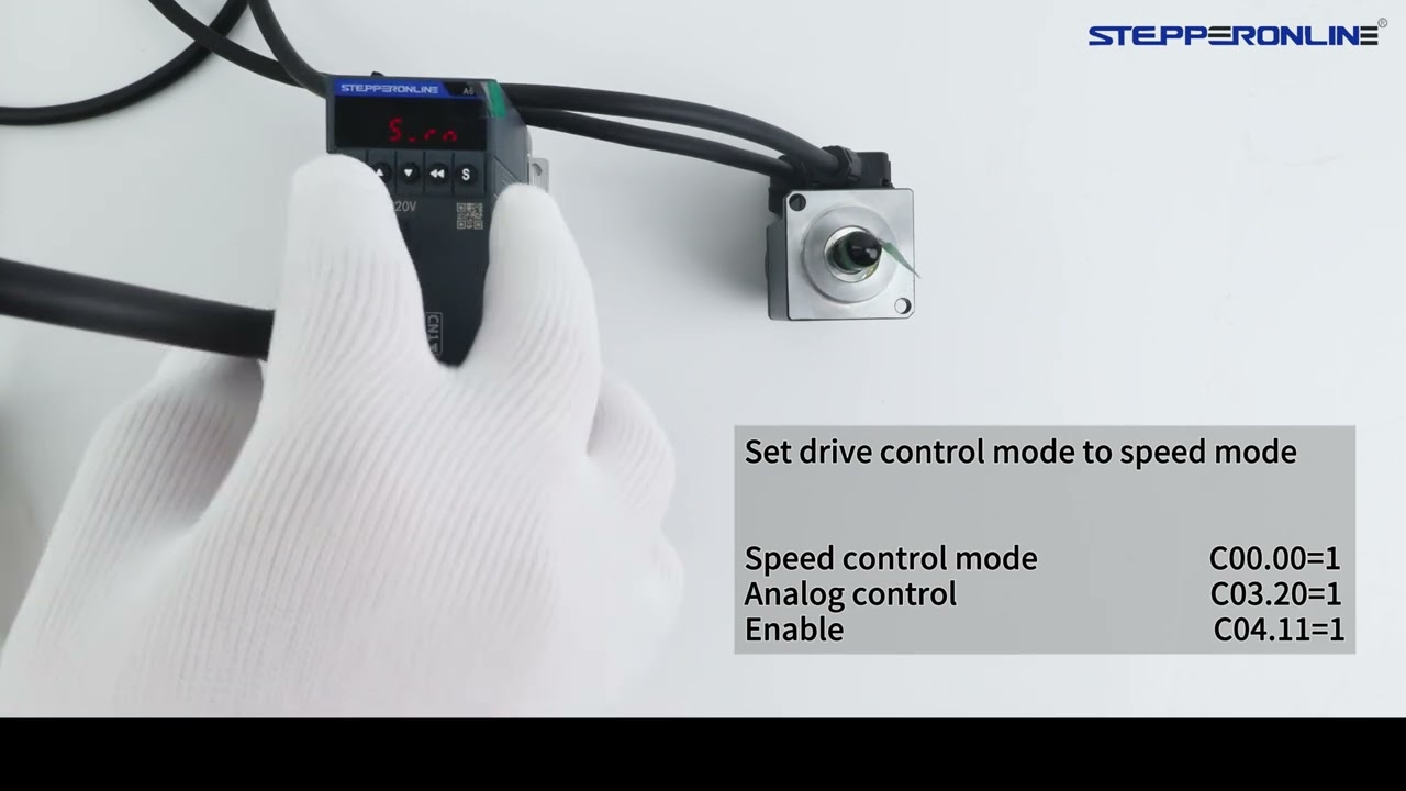 A6 RS series AC servo motor multi speed & analog speed regulation