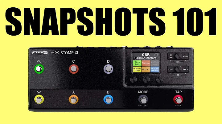 Helix HX Stomp XL Snapshot Tutorial: Complete Beginners Guide