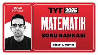Tyt 3D Matematik Soru Bankası Bölüm 01 Test 63 Soru Çözümleri Eyüp Boncuk