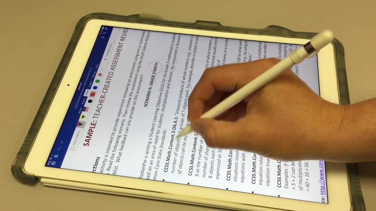 how to write documents in ipad