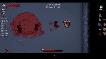 The Binding Of Isaac Afterbirth+ Hush Boss Battle Hard Mode