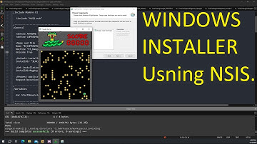 Creating a Windows Installer for SnakeGame using NSIS.