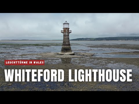 Whiteford Lighthouse - Großbritanniens letzter von Wellen umspülter gusseiserner Leuchtturm