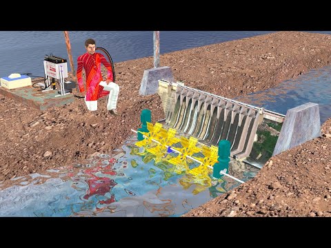 जादुई छोटा बांध Magical Mini Dam Jadui Water Dam Moral Stories Hindi Kahaniya New Funny Comedy Video