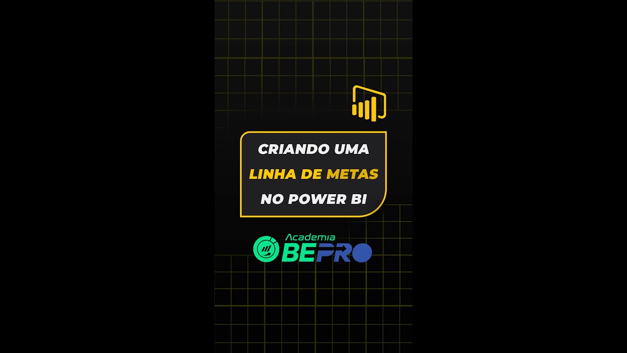 Como Criar uma Linha de Metas no Power BI | #shorts - YouTube