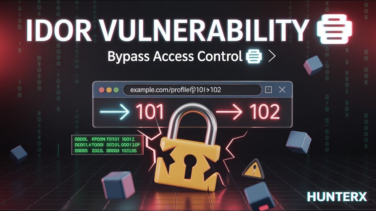 🔍 Bug Bounty Part 11 🎯 | 🔓 IDOR Vulnerability Explained | Broken Access ...