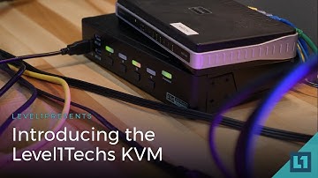 The Level1Techs KVM (Keyboard, Video Mouse) Switch - 4k/60hz monitor & USB Switchbox