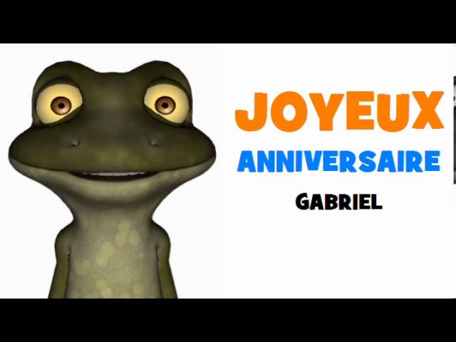 Joyeux Anniversaire Gabriel Youtube Joyeux Anniversaire Gabriel Youtube