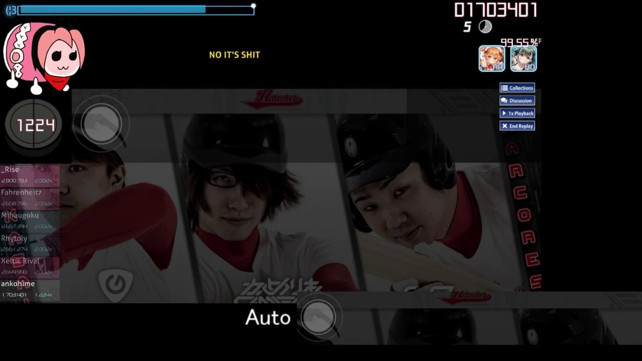 [Osu!taiko] KASAI HARCORES - Cycle Hit [World Tour] +HRHD 99.50% 600pp ...
