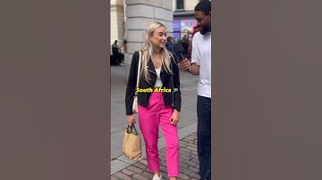 Do ALL South Africans sound like this 😅 #streetinterview #culturaldifferences #southafrica #fyp #uk