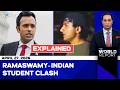 Indian-Origin Student Faces Off Against Vivek Ramaswamy