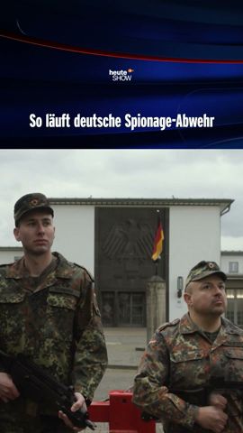 So läuft deutsche Spionage-Abwehr | heute-show #shorts