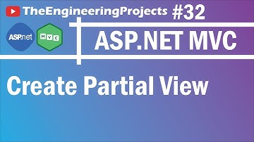 32 ASP .NET MVC - Create Partial View