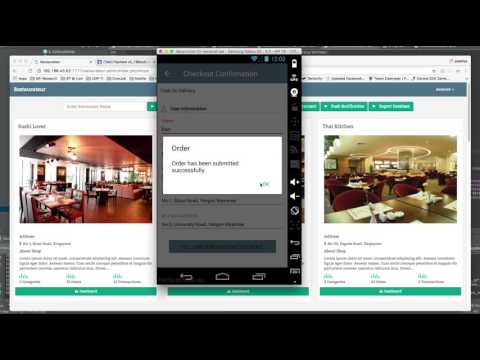 Checkout with Cash On Delivery at Restaurateur Android