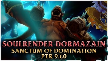 Soulrender Dormazain (Garrosh) Heroic Kill 9.1- Sanctum of Domination PTR Retribution Paladin
