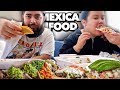 BEST TACOS MUKBANG! AUTHENTIC MEXICAN FOOD + SOPES + CEVICHE 먹방 EATING SHOW!