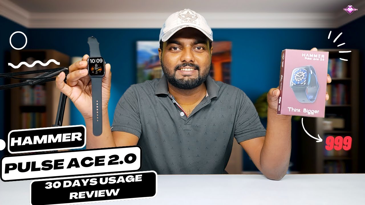 Hammer Pulse Ace 2.0 Smartwatch ⚡| 30 Days Usage Review 🔥| Pros & Cons 🤔