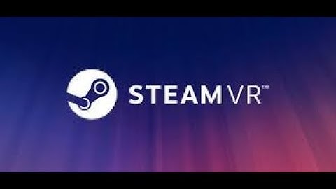 I opened my steam vr menu