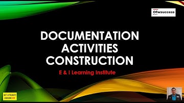 CONSTRUCTION DOCUMENTATION | INSPECTION | QA/QC