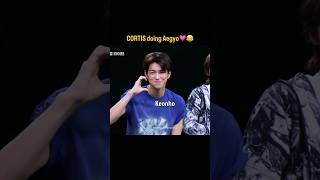 Cortis Doing Aegyo
