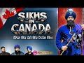 Canadian nihang singh in religious clothes  akaali gajj singh   sikh warrior  humble  akali