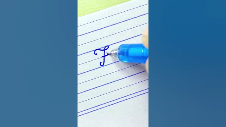 Learn to write cursive capital & small letter F | Cursive writing for beginners #handwriting #shorts
