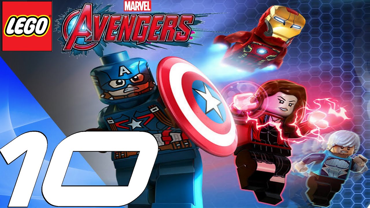 Lego Marvel Avengers Walkthrough Part 10 Ultron Fight New Avengers