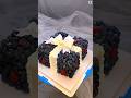 A baking genius creates a cake box with a blueberry layer #shorts #baking