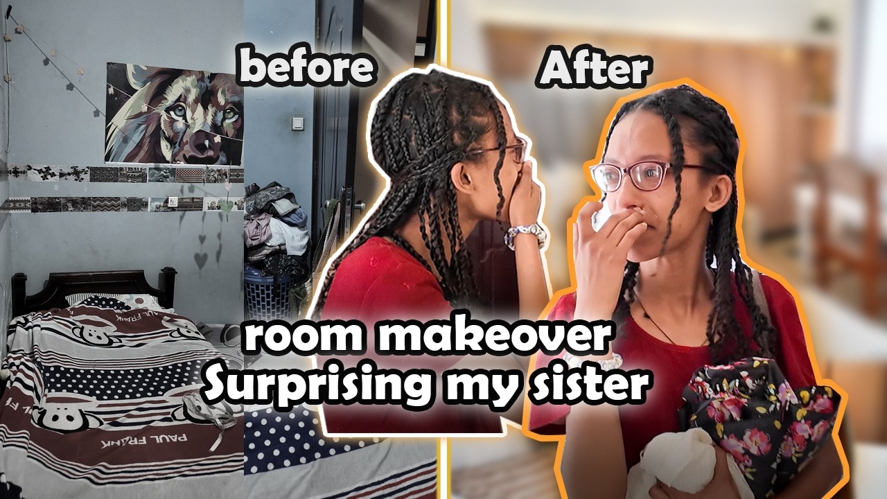 Room makeover(surprising my sister) በ15 ሺ ብር ብቻ