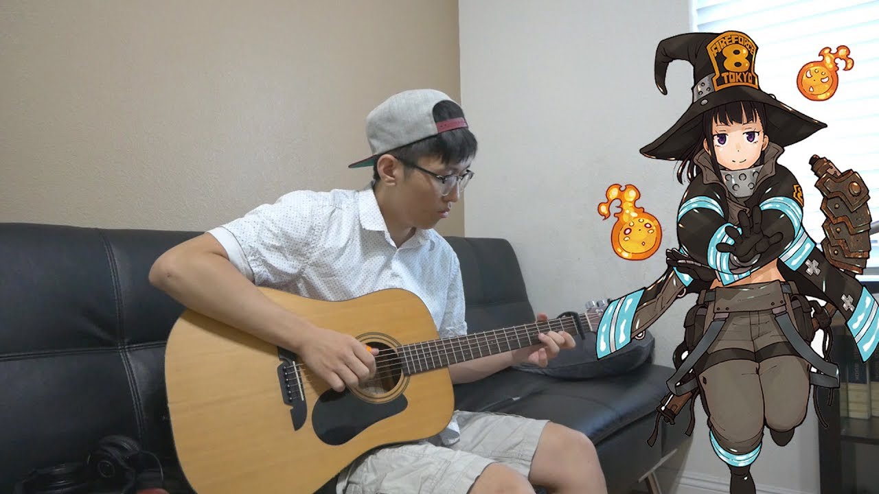 Gekkan Shoujo Nozaki Kun Op Kimi Ja Nakya Dame Mitai Acoustic Guitar Cover By H Chang