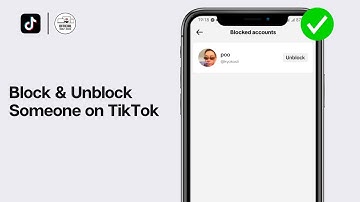 How To Block & Unblock Someone on TikTok 2024 (UPDATED GUIDE)